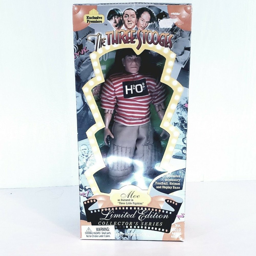 The Three Stooges Doll Collector's Edition Moe